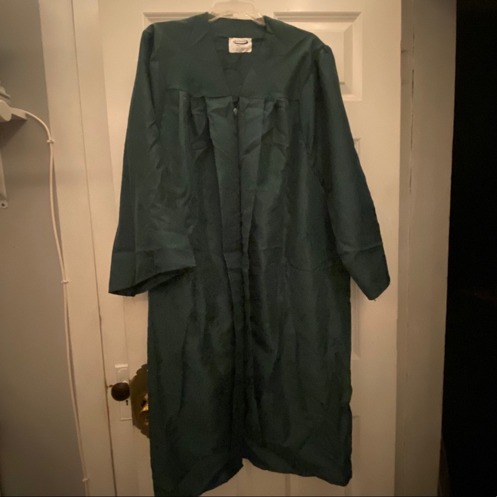 Jostens Green Graduation Cap & Gown